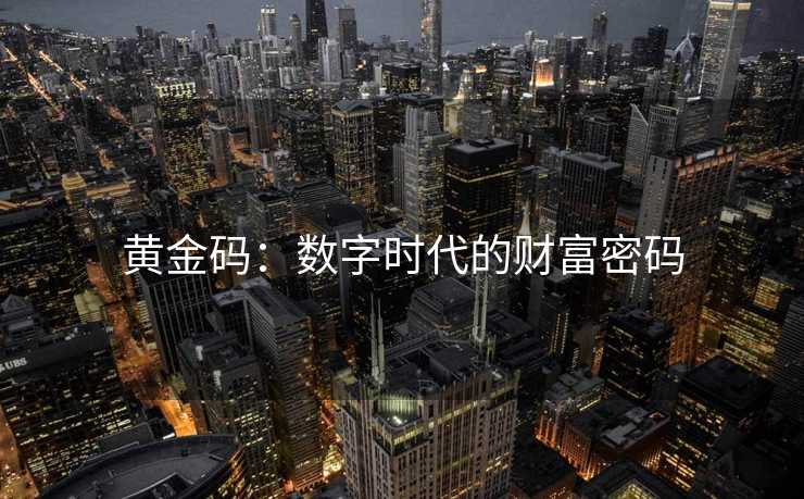 黄金码：数字时代的财富密码